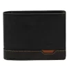 Nordee HJORT N992 fekete férfi bőr pénztárca 12.5 x 9.5 x 3 cm