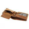 Nordee HJORT N992 konyak férfi bőr pénztárca 12.5 x 9.5 x 3 cm