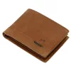 Nordee HJORT N992 konyak férfi bőr pénztárca 12.5 x 9.5 x 3 cm