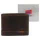 Nordee HJORT N992 barna férfi bőr pénztárca 12.5 x 9.5 x 3 cm