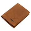 Nordee HJORT N4 konyak férfi bőr pénztárca 9.5 x 12.5 x 3 cm