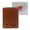 Nordee HJORT N4 konyak férfi bőr pénztárca 9.5 x 12.5 x 3 cm