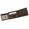 Nordee HJORT 035 barna férfi bőr pénztárca 11 x 9 x 2.5 cm