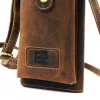 Nordee DOH-SP-02 férfi bőr nyakba akasztható táska, kártya és telefontartóval 10 x 19.5 x 5 cm