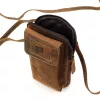 Nordee DOH-SP-03 férfi nyakba akasztható bőr táska, övtáska, telefon tartóval 11 x 19.5 x 5.5 cm