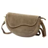 Luka 25-004 taupe női bőr válltáska 27 x 16 x 9 cm