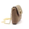 Luka 25-001 taupe női bőr válltáska 22 x 12.5 x 6 cm