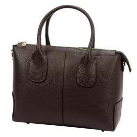   Luka 24-039 barna női bőr kézitáska, oldaltáska 32 x 23 x 16 cm