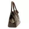Luka 20-054 MN  női, sötétbarna bőr válltáska, oldaltáska 36 x 26 x 14 cm