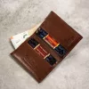 Peterson PTN SET3-N78L-VT BROWN barna férfi bőr pénztárca ajándék szett