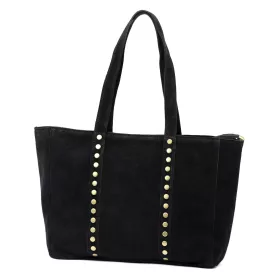 Luka 25-016 fekete női bőr válltáska 47 x 28 x 13 cm