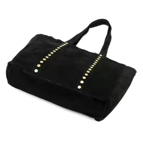 Luka 25-016 fekete női bőr válltáska 47 x 28 x 13 cm