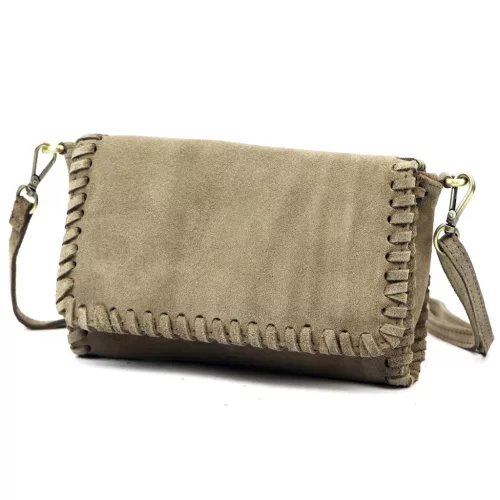 Luka 25-028 drapp női bőr válltáska 22 x 13 x 6 cm