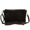 Luka 25-028 sötétbarna női bőr válltáska 22 x 13 x 6 cm