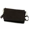 Luka 25-028 sötétbarna női bőr válltáska 22 x 13 x 6 cm
