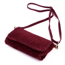 Luka 25-028 bordó női bőr válltáska 22 x 13 x 6 cm