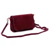 Luka 25-028 bordó női bőr válltáska 22 x 13 x 6 cm