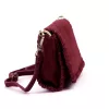 Luka 25-028 bordó női bőr válltáska 22 x 13 x 6 cm