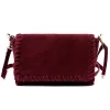 Luka 25-028 bordó női bőr válltáska 22 x 13 x 6 cm
