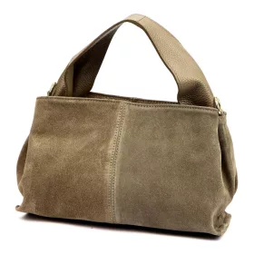   Luka 24-061 taupe női bőr kézitáska, válltáska 26 x 16 x 12 cm