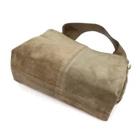   Luka 24-061 taupe női bőr kézitáska, válltáska 26 x 16 x 12 cm