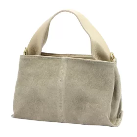   Luka 24-061 bézs női bőr kézitáska, válltáska 26 x 16 x 12 cm