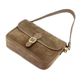 Luka 25-036 drapp női bőr válltáska 24 x 18 x 8 cm