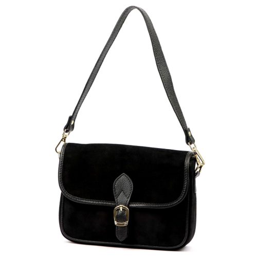 Luka 25-036 fekete  női bőr válltáska 24 x 18 x 8 cm