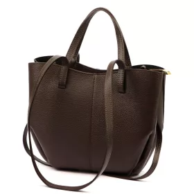   Luka 24-082 DOLLARO barna női bőr kézitáska, válltáska 31 x 25 x 11 cm