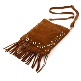   Luka 25-037 konyak női bőr válltáska, mobiltartó 22 x 24 x 4 cm