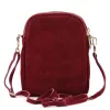 Luka 25-038 bordó női bőr válltáska 15 x 20 x 7 cm