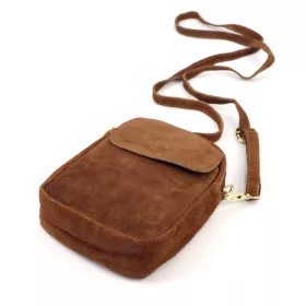 Luka 25-038 konyak női bőr válltáska 15 x 20 x 7 cm