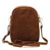 Luka 25-038 konyak női bőr válltáska 15 x 20 x 7 cm