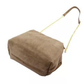 Luka 25-031 drapp női bőr válltáska 30 x 23 x 15 cm