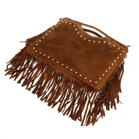   Luka 25-018 barna női bőr kézitáska, oldaltáska 34 x 25 x 5 cm