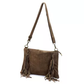 Luka 25-021 taupe női bőr válltáska 31 x 21 x 5 cm