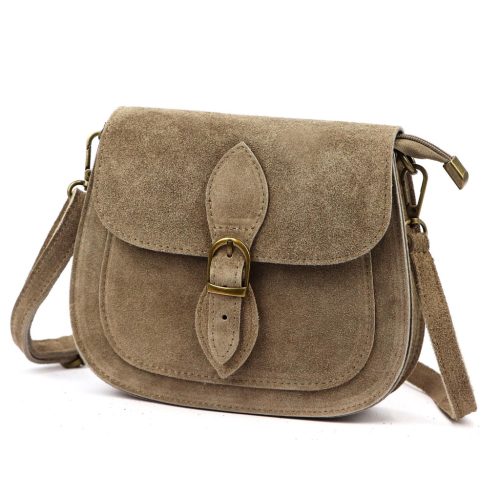 Luka 25-020 drapp női bőr válltáska 21.5 x 16 x 7 cm