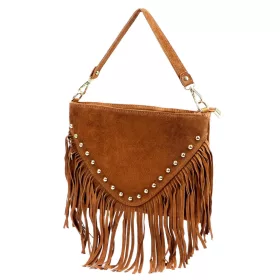   Luka 25-013 konyak női bőr kézitáska, válltáska 30 x 21 x 5 cm