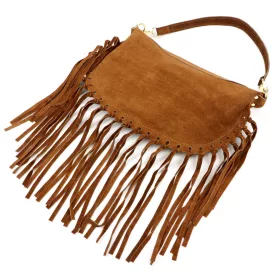 Luka 25-015 konyakbarna női bőr kézitáska 34 x 21 x 5 cm