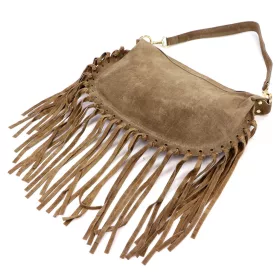   Luka 25-015 homokszínű női bőr kézitáska, válltáska 34 x 21 x 5 cm