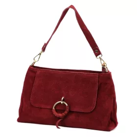   Luka 25-014 bordó női bőr kézitáska, válltáska 30 x 19 x 9 cm