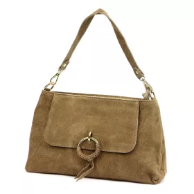   Luka 25-014 mogyoró női bőr kézitáska, válltáska 30 x 19 x 9 cm