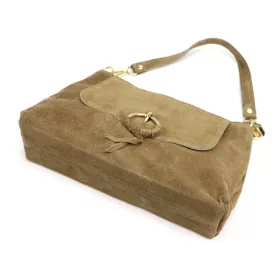   Luka 25-014 mogyoró női bőr kézitáska, válltáska 30 x 19 x 9 cm