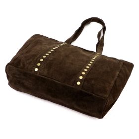 Luka 25-016 barna női bőr válltáska 47 x 28 x 13 cm