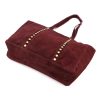 Luka 25-016 bordó női bőr válltáska 47 x 28 x 13 cm
