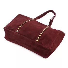 Luka 25-016 bordó női bőr válltáska 47 x 28 x 13 cm
