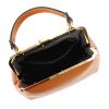 Luka 24-024 DOLLARO barna női bőr kézitáska 27 x 23 x 11 cm