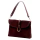 Luka 25-002 bordó női bőr válltáska 31 x 21 x 7 cm