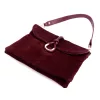 Luka 25-002 bordó női bőr válltáska 31 x 21 x 7 cm