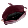 Luka 25-002 bordó női bőr válltáska 31 x 21 x 7 cm